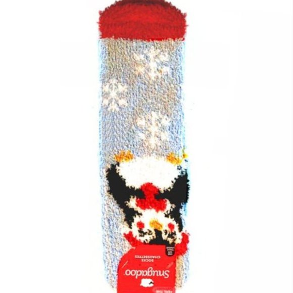 *3/$15* Penguin Fuzzy Slipper Socks - Picture 4 of 5
